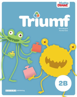 Matte Direkt Triumf 2B Elevbok röd – Omslag