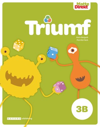 Matte Direkt Triumf 3B Elevbok blå – Omslag