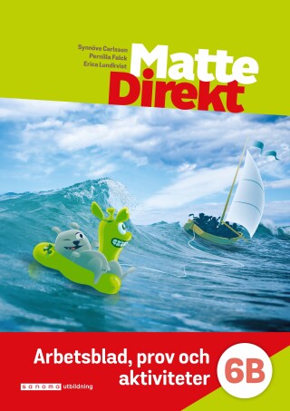 Matte Direkt 6B Arbetsblad, prov och aktiviteter (pdf) – Omslag
