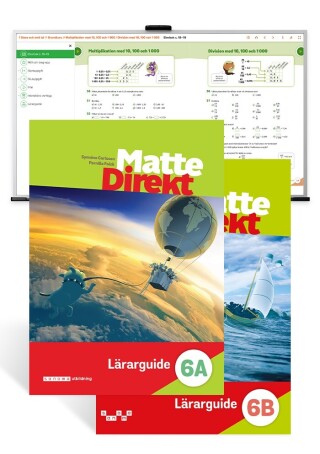 Matte Direkt 6 Lärarpaket (Lärarguide A & B + Lärarstöd+)